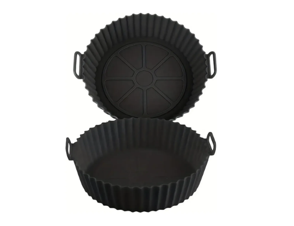 Cesta De Silicona Para Air Fryer Reutilizable 20x17.5x5cm