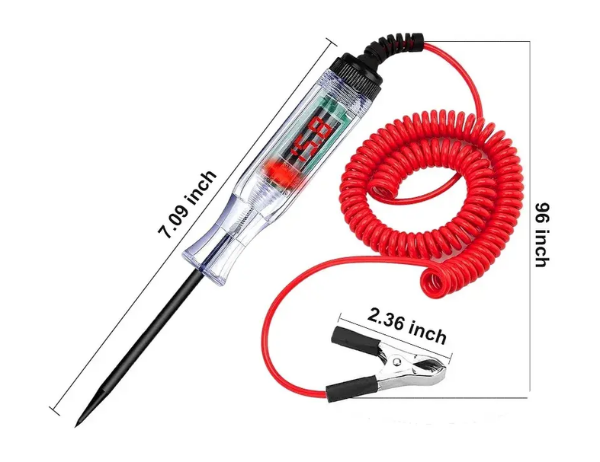 Probador De Corriente Eléctrico Digital Automotriz Dc 3v-24v