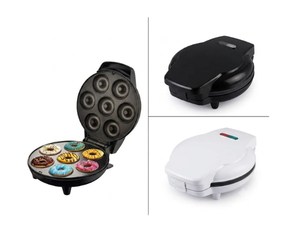 Máquina Para Hacer Mini Donas 7 Cavidades Antiadherente