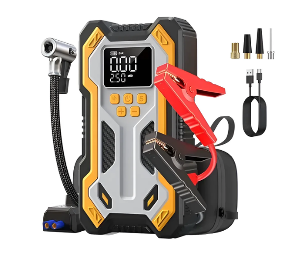 Arrancador De Batería Con Compresor De Aire 10.000 Mah (Modelo N3)