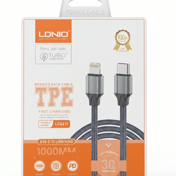 Cable Ldnio Usb C-Iphone 1Mts 30W Lc441I